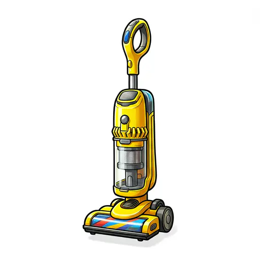 Vacuum Cleaner color: #FFC107 Vacuum Cleaner — ToonTone appliance color game