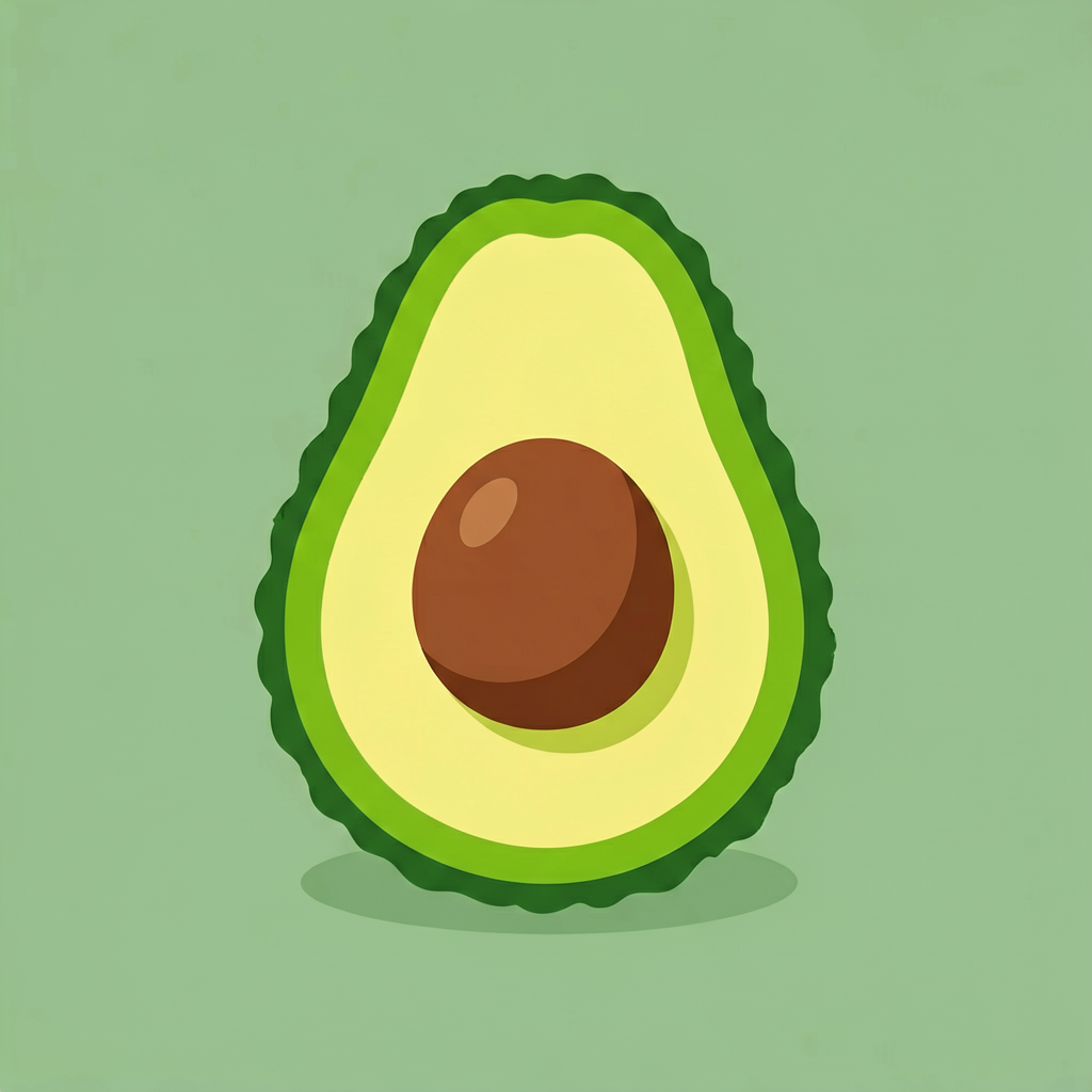 Avocado color: #568203 Avocado — ToonTone fruit color game
