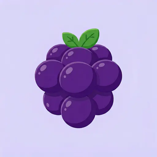 Grape — Mediterranean Grape — ToonTone fruit color game