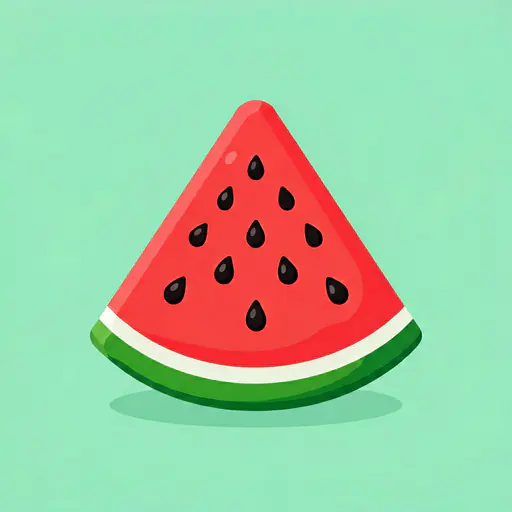 Watermelon color: #F64341 Watermelon — ToonTone fruit color game